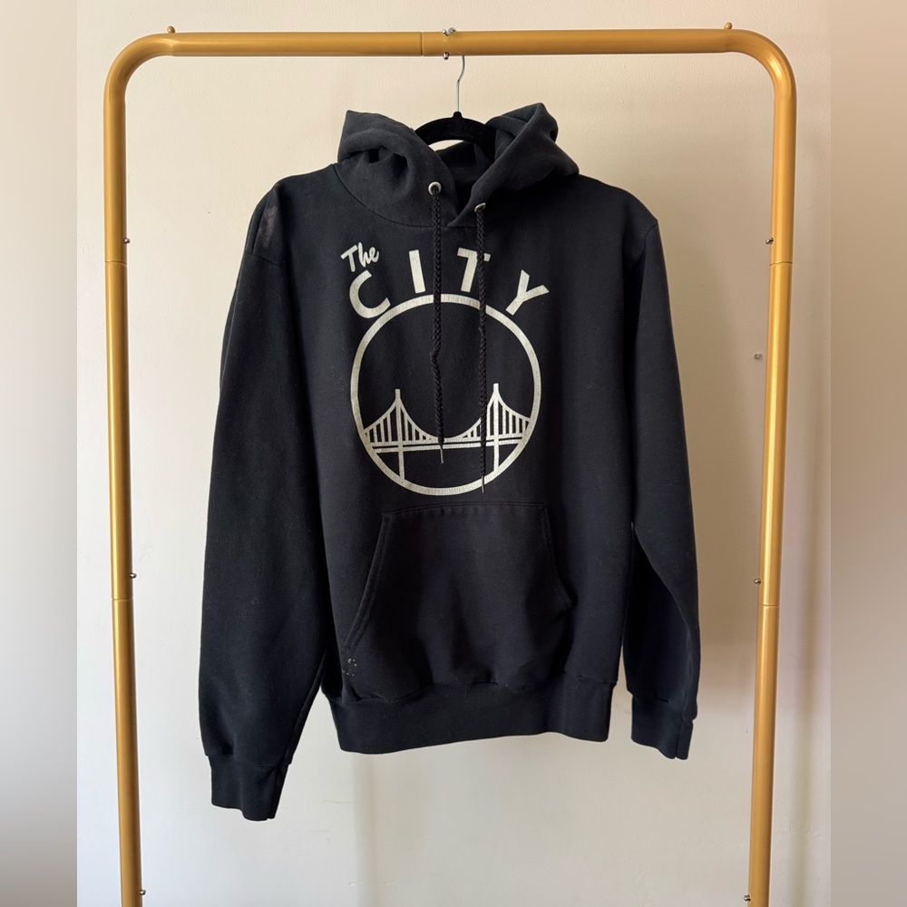 Golden State Warriors Black “The City” Bridge Design Hoodie